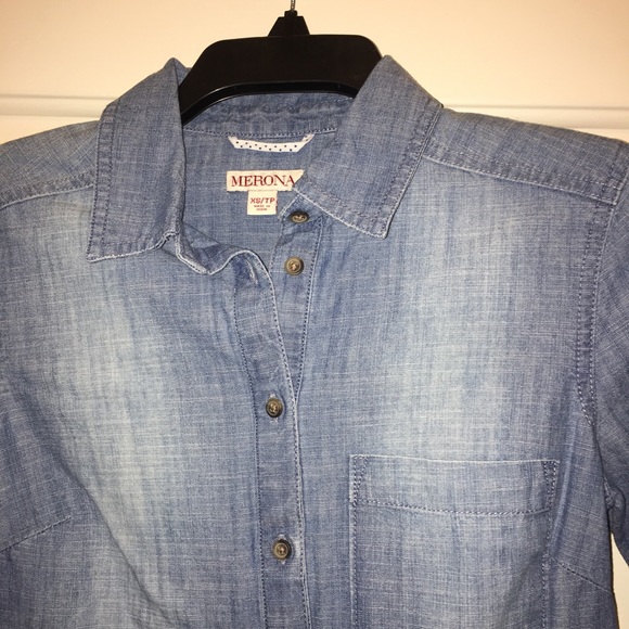 LOWEST PRICE!!☀️Merona brand denim tunic! - Picture 2 of 5
